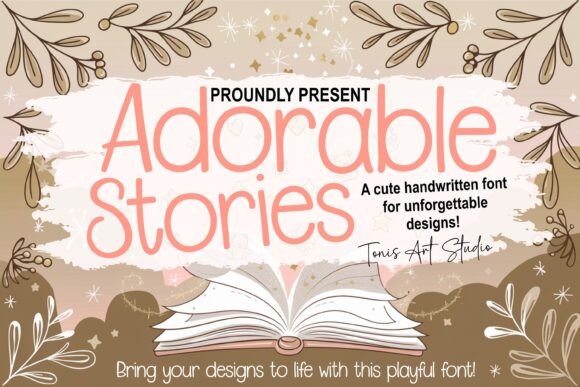 Adorable Stories: A Playful Font for Modern Web Design