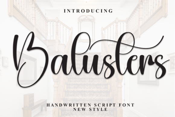 Bring Balusters Font to Life in Your Handmade Shop