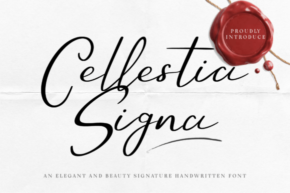 Cellestia Signa: A Handwritten Font for Authentic Campaigns