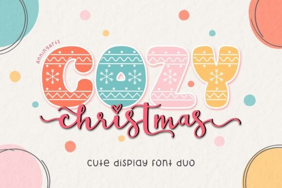Cozy Christmas Duo: A Festive Typeface for Holiday Branding