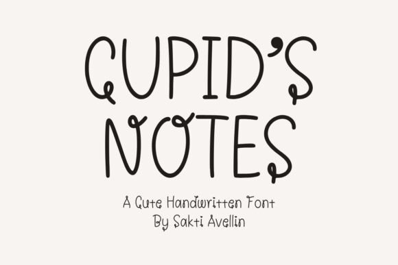 Cupid's Notes: The Perfect Handwritten Font for Crafters