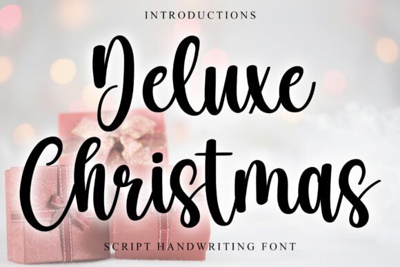 Deluxe Christmas: The Script Font That Stops the Scroll