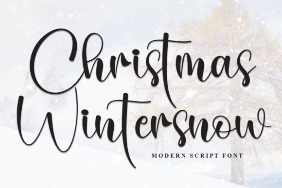 Designing Holiday Magic with the Christmas Wintersnow Font