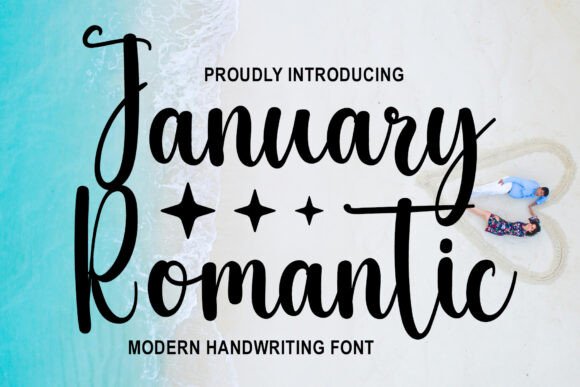 Elevate Editorial Design with the January Romantic Typeface