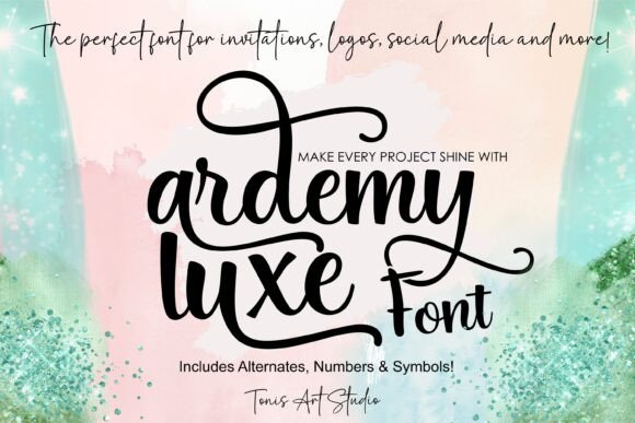 Elevating Web Design with the Ardemy Luxe Typeface