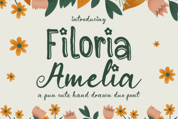 Filoria Amelia: A Playful Script Font for Social Campaigns