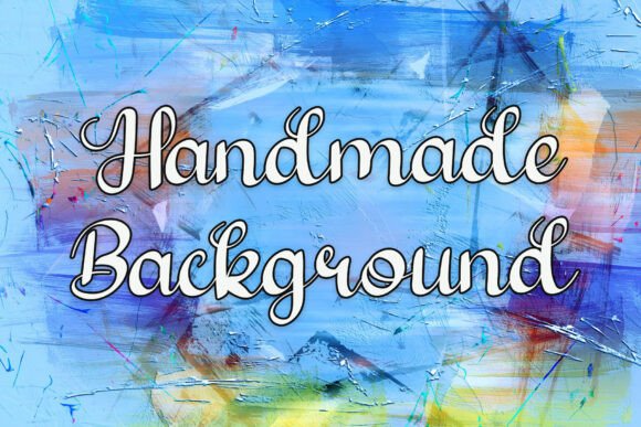 Handmade Background Font Review for Web & Brand Design