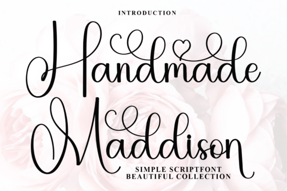 Handmade Maddison: A Warm Script Font for Small Business Branding