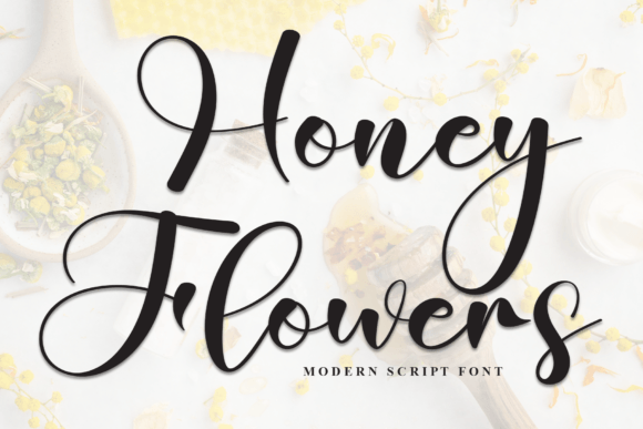 Honey Flowers: The Elegant Script Font for Handmade Brands