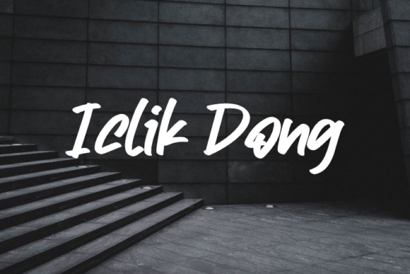 Iclik Dong: A Handwritten Typeface for Editorial Design