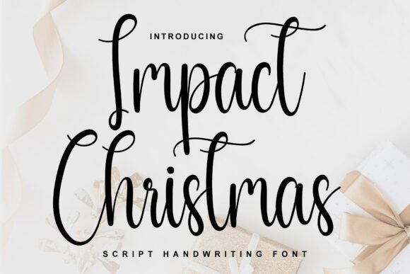 Impact Christmas: A Bold Typeface for Holiday Makers