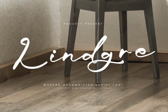 Lindgre: A Modern Handwritten Font for Editorial Design