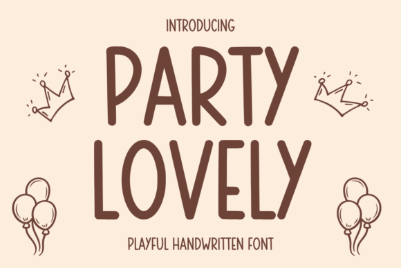 Party Lovely: The Handwritten Font That Elevates Your Brand