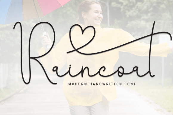 Raincoat Font: Elevate Your Brand with a Stylish Script Typeface