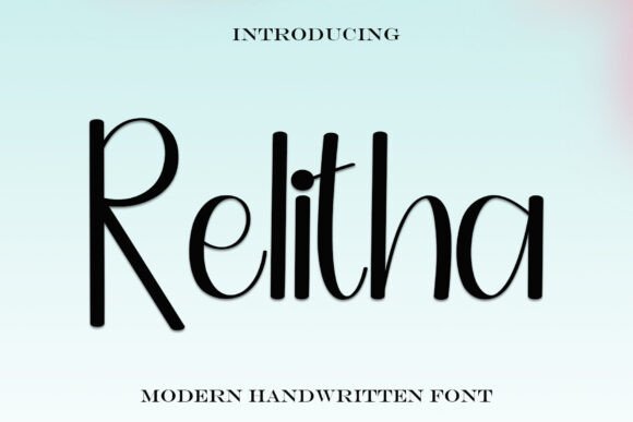 Relitha: A Trendy Handwritten Font for Modern Branding