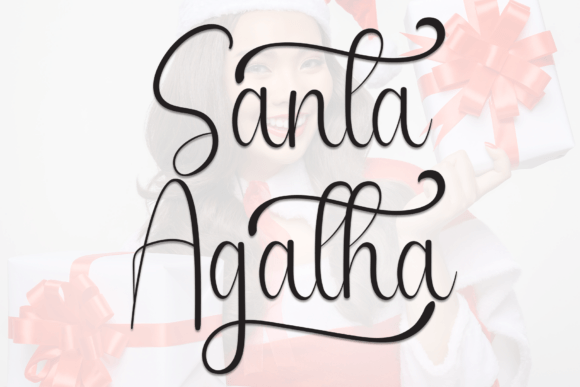 Santa Aghata: A Script Font for Digital Branding