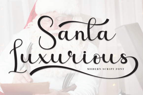 Santa Luxurious Font: A Warm Upgrade for Small Business Brands