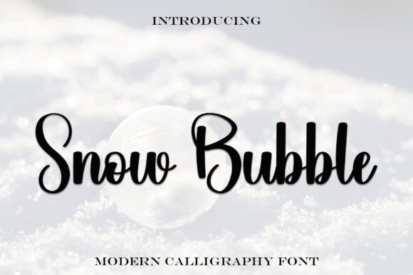 Snow Bubble Font: Elevate Your Campaign Visuals