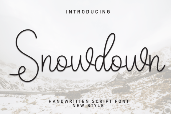 Snowdown Font: A Whimsical Typeface for Brand Growth