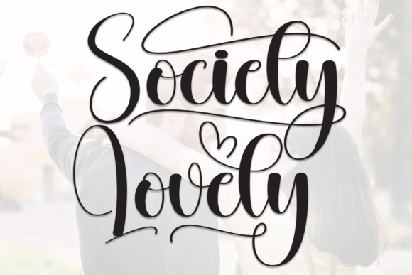 Society Lovely: A Handwritten Font for Cozy Branding
