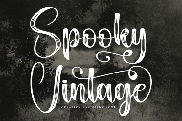 Spooky Vintage Font: A Playful Typeface for Bold Branding