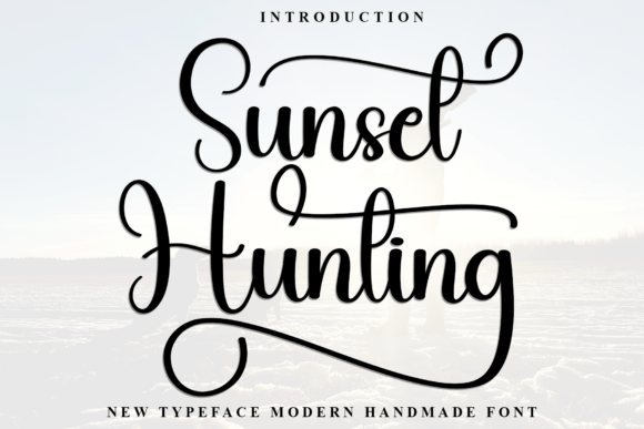 Sunset Hunting Font Review for Campaign Designers
