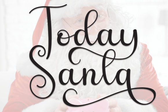 Today Santa: A Playful Font for Handmade Holiday Goods