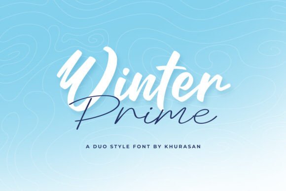 Winter Prime: A Modern Handwritten Typeface for Editorial Design