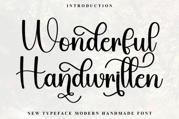 Wonderful Handwritten: The Festive Typeface for Holiday Campaigns
